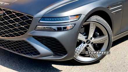 Genesis G80 3.5T AWD close-up of wheel