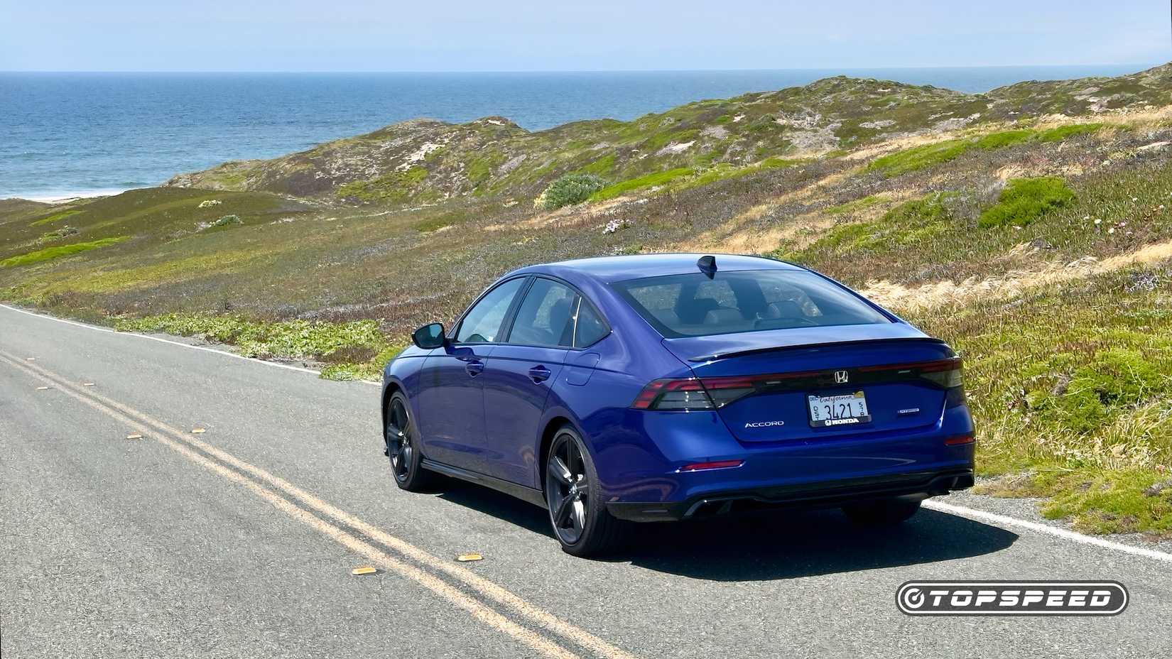 Honda Accord Hybrid Exterior Rear 3.25 Left Side Ocean