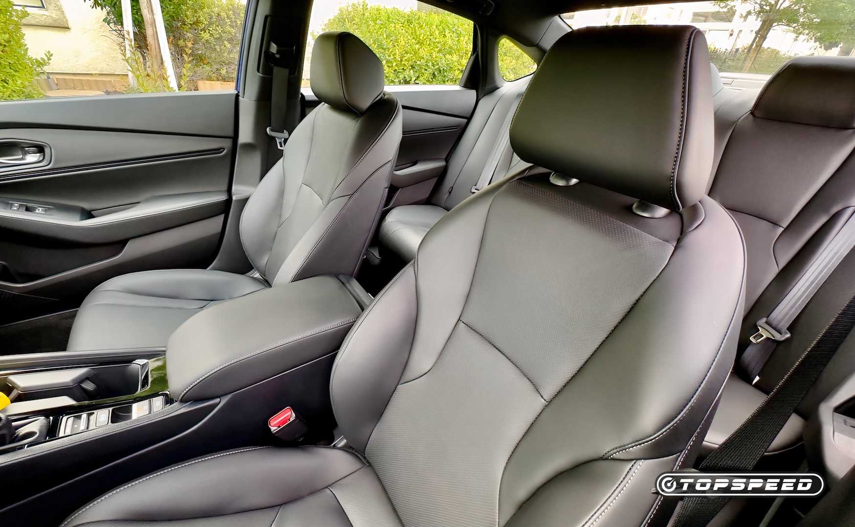 Honda Accord Hybrid Interior shot showing Front Seats