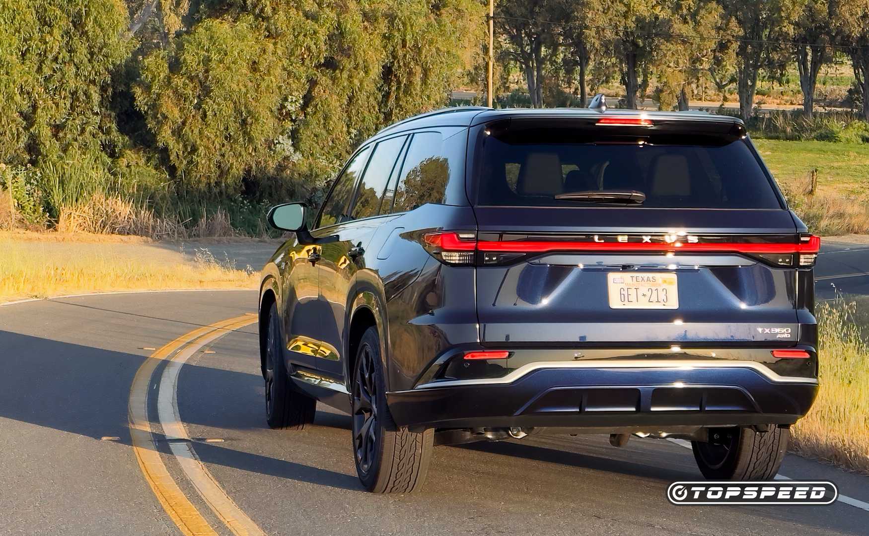Lexus TX 350 F Sport Exterior - Going Away Shot