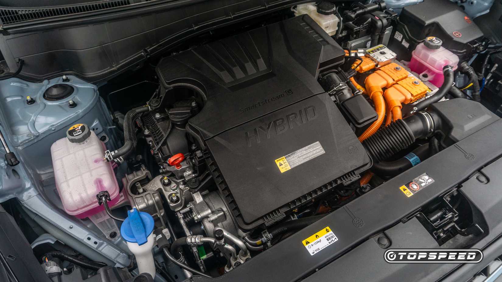 Compartimento do motor do Kia Seltos Hybrid 2027
