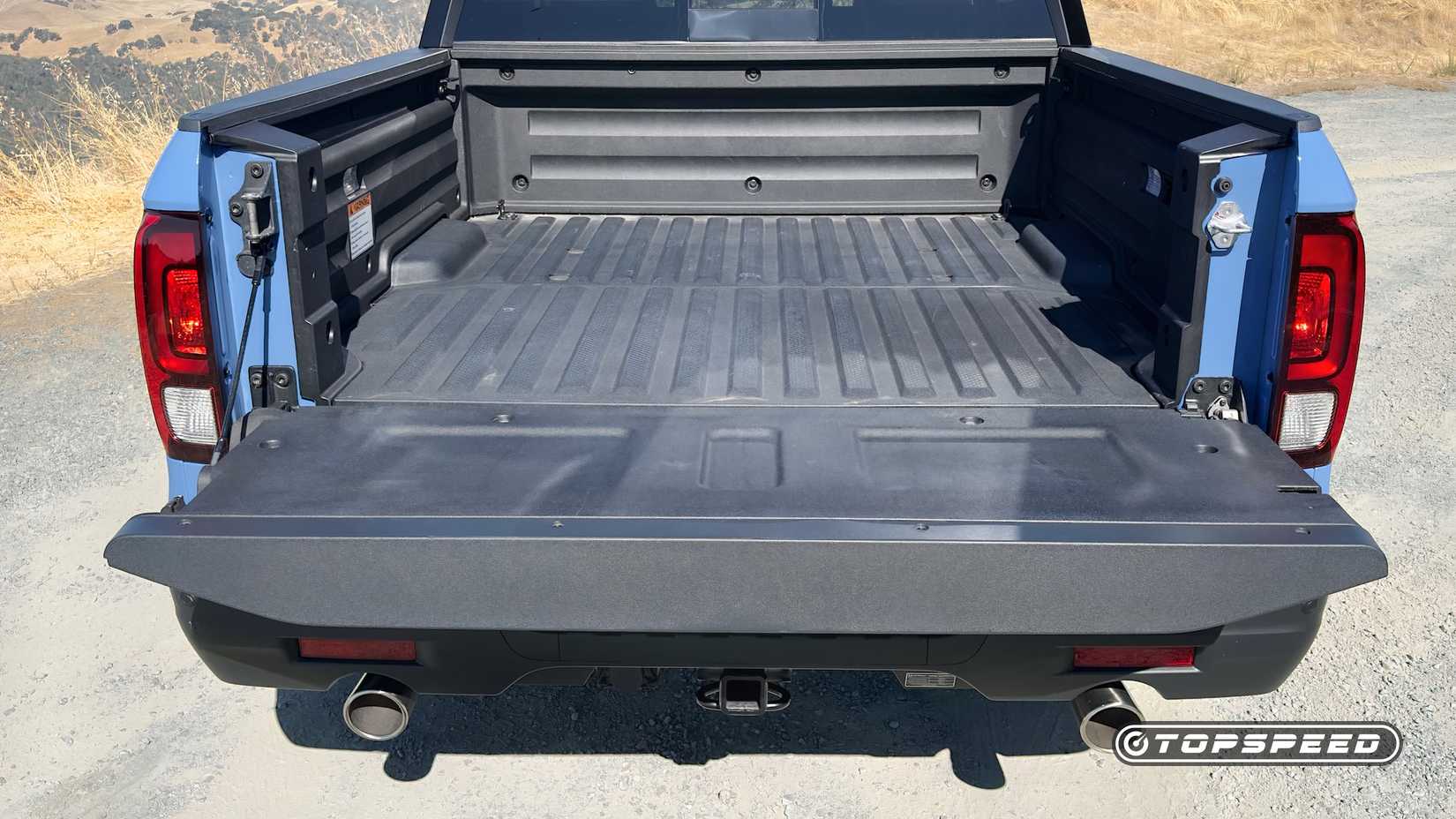 Honda Ridgeline TrailSport Cargo - Truck Bed Tailgate Open