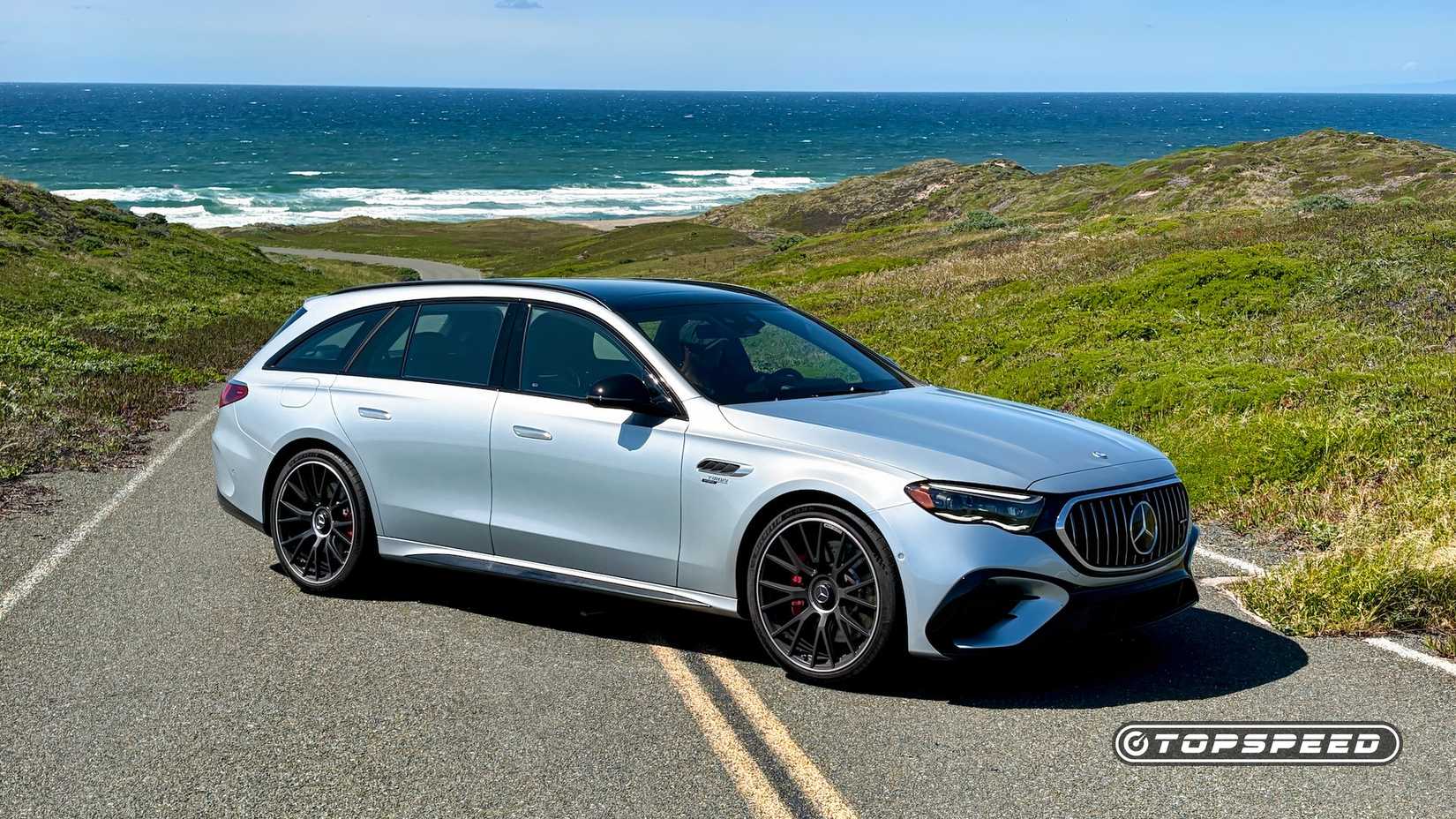 Mercedes-AMG E 53 Hybrid Wagon - Exterior - Left profile