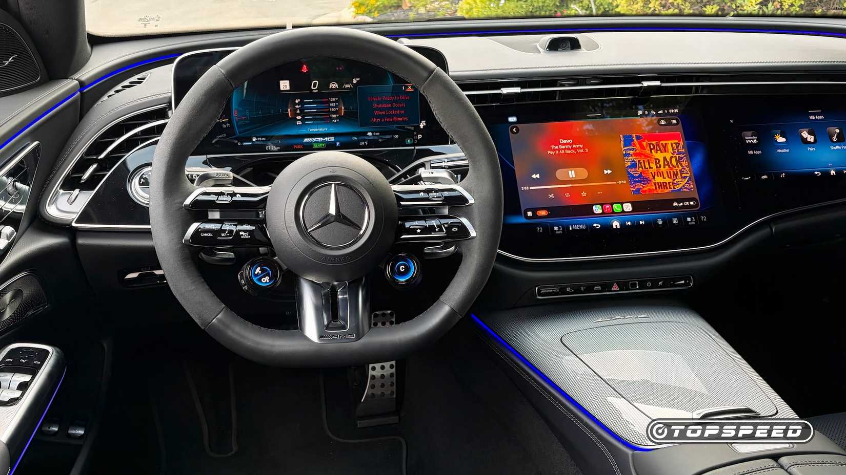 Mercedes-AMG E 53 Hybrid Wagon - Interior - Steering Wheel