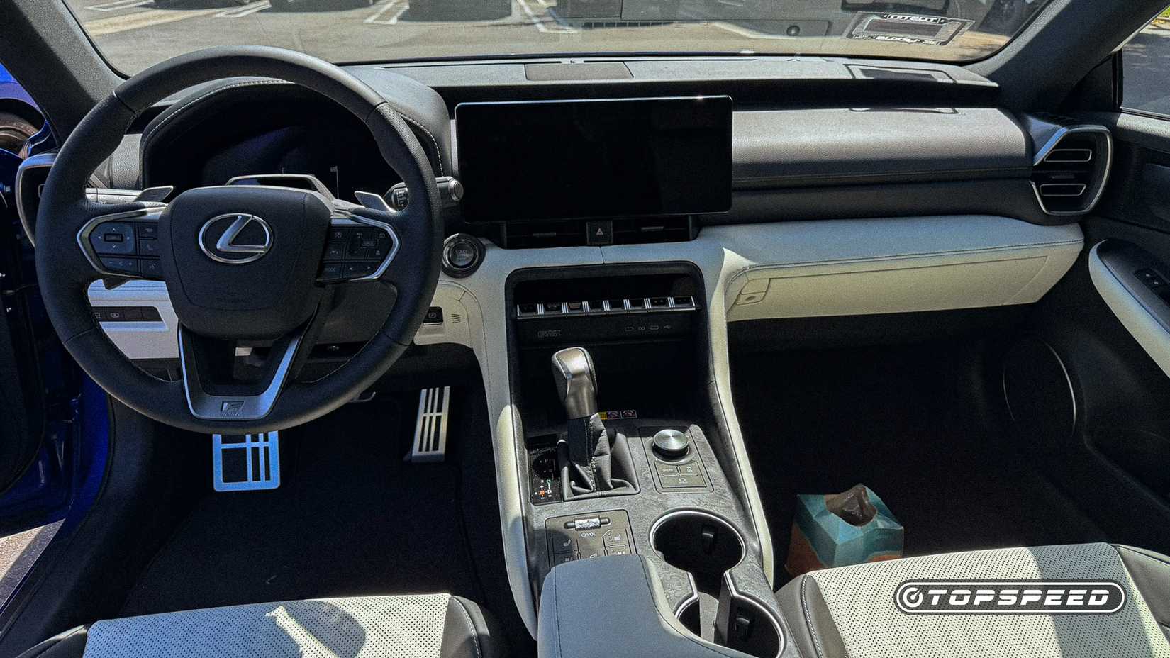2026 Lexus IS 350 F Sport interior shot showing the front cabin