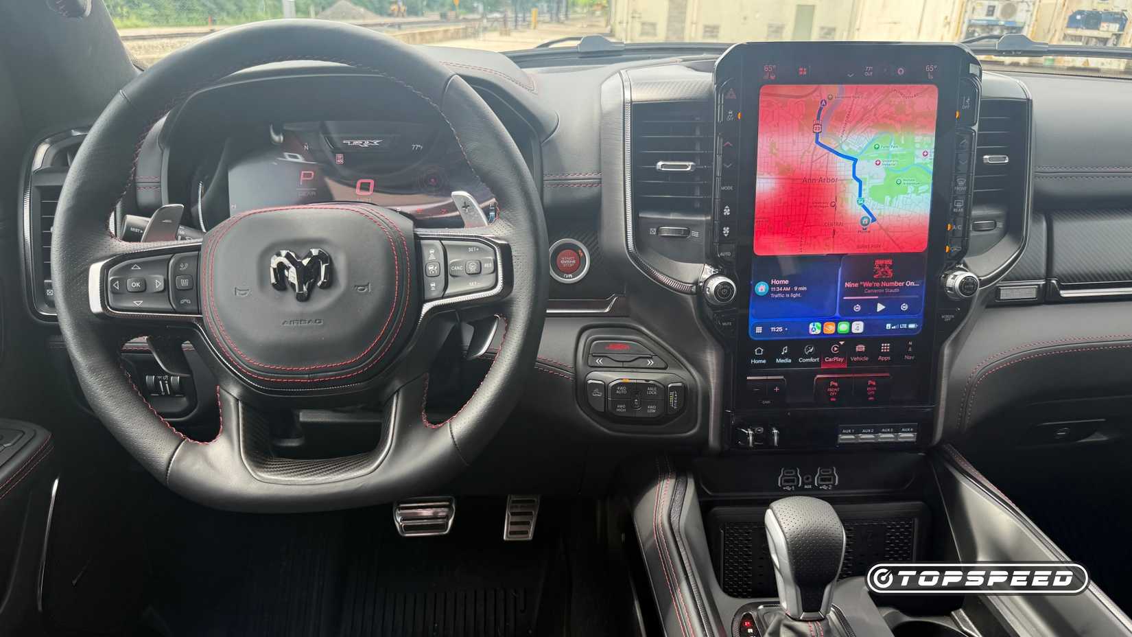 2027 Ram 1500 TRX interior showing dashboard